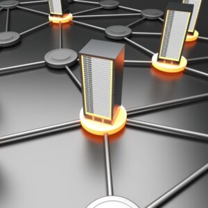 Visualization of redundant data storage and information-sharing networks.