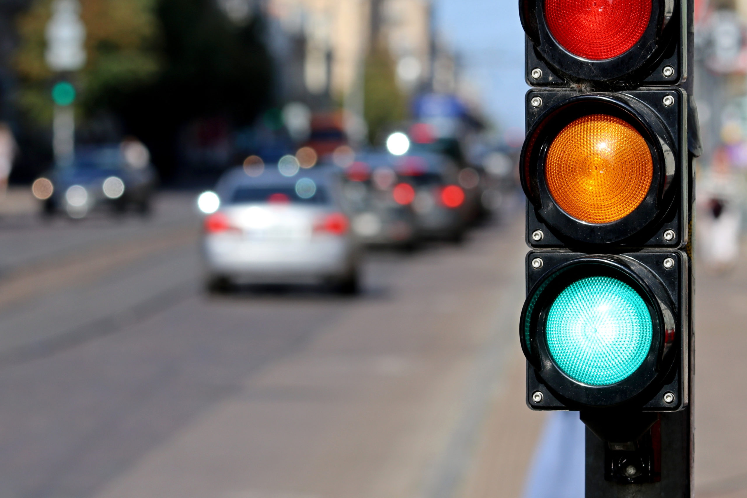 Traffic,sign.,green,traffic,light.