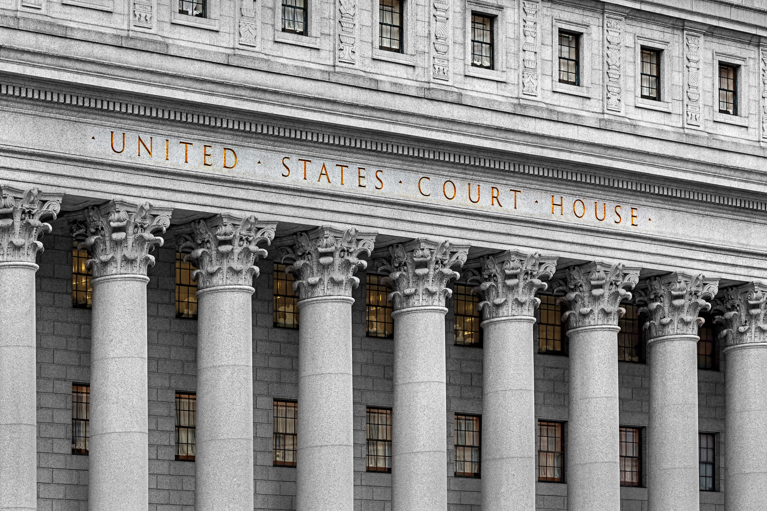 Inscription,on,the,courthouse,close Up