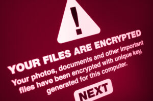 Ransomware, ,close,up,of,your,files,are,encrypted,on