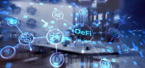 Defi,decentralized,finance.,technology,blockchain,cryptocurrency,concept.